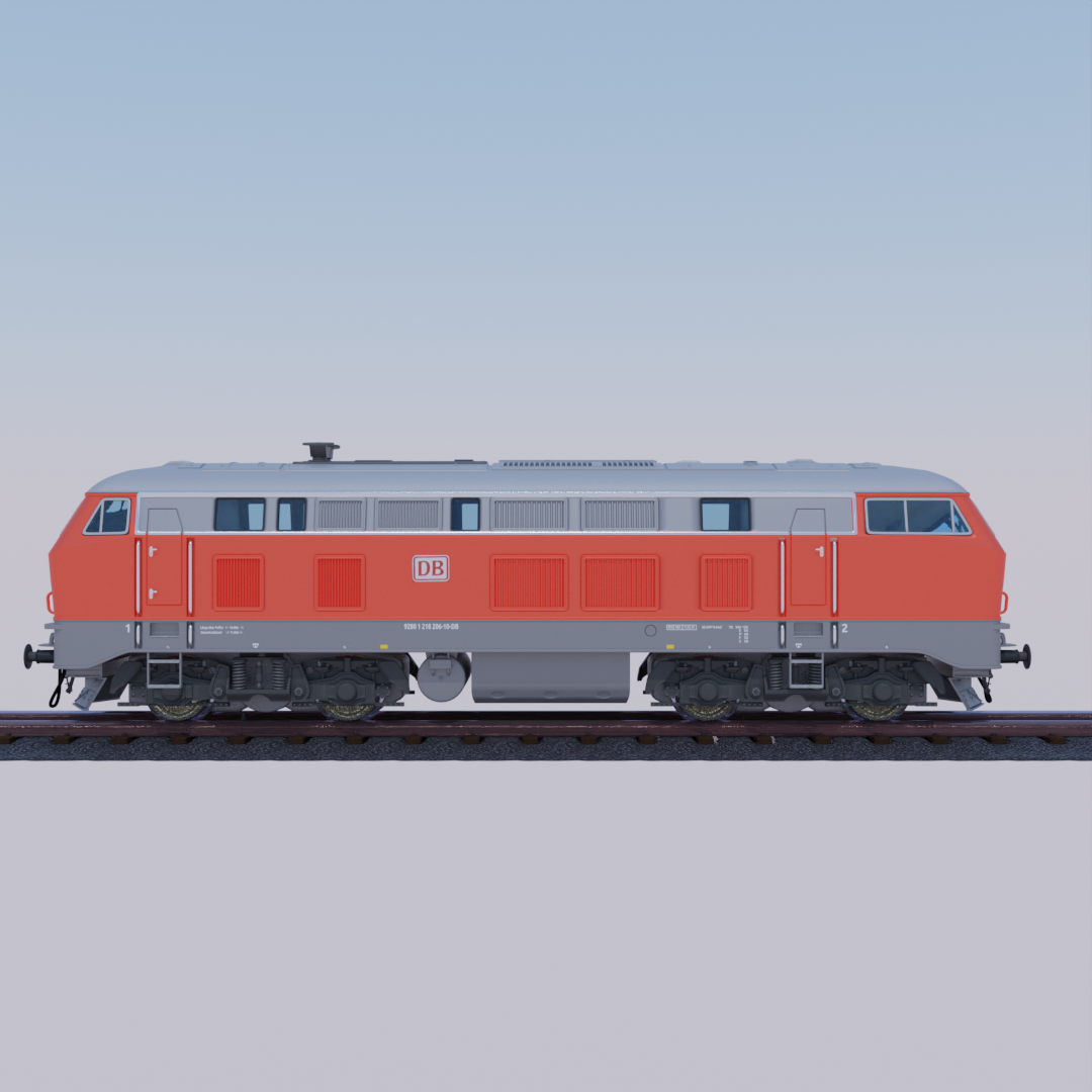 Locomotive diesel DB Classe 218 preview image 8